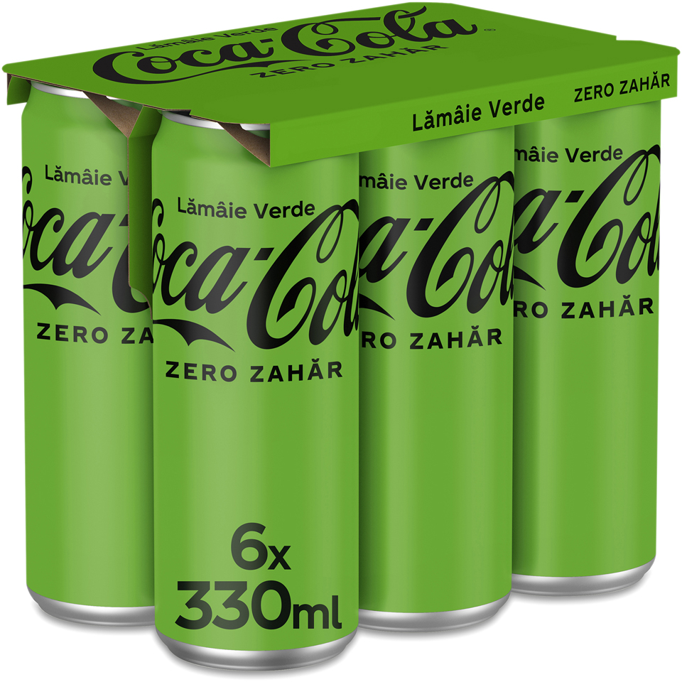 Coca Cola Zero Lime, doză, 0.33L