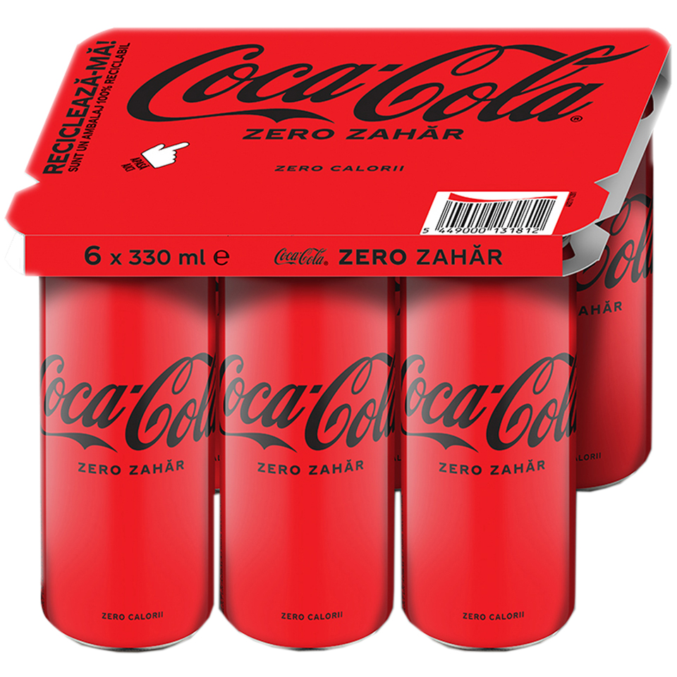 Coca Cola Zero, doză, 0.33L
