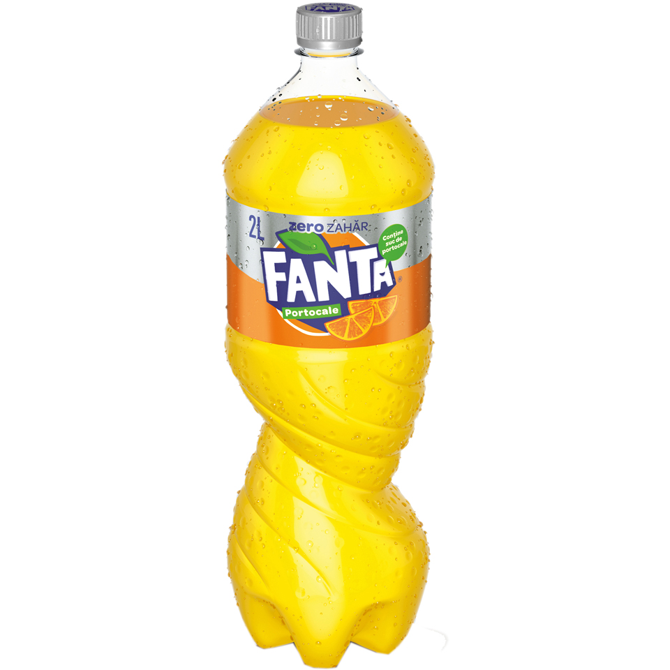 Fanta Portocale Zero, pet, 2L