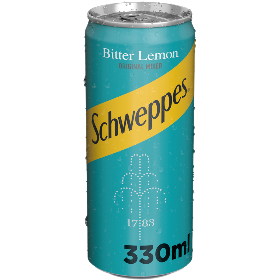 Schweppes Bitter Lemon, doză, 0.33L
