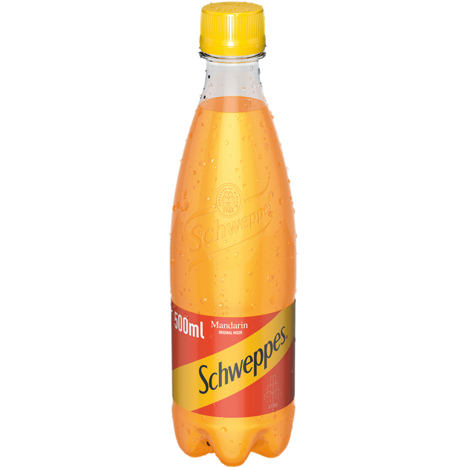 Schweppes Mandarin Apă Tonică, pet, 0.5L