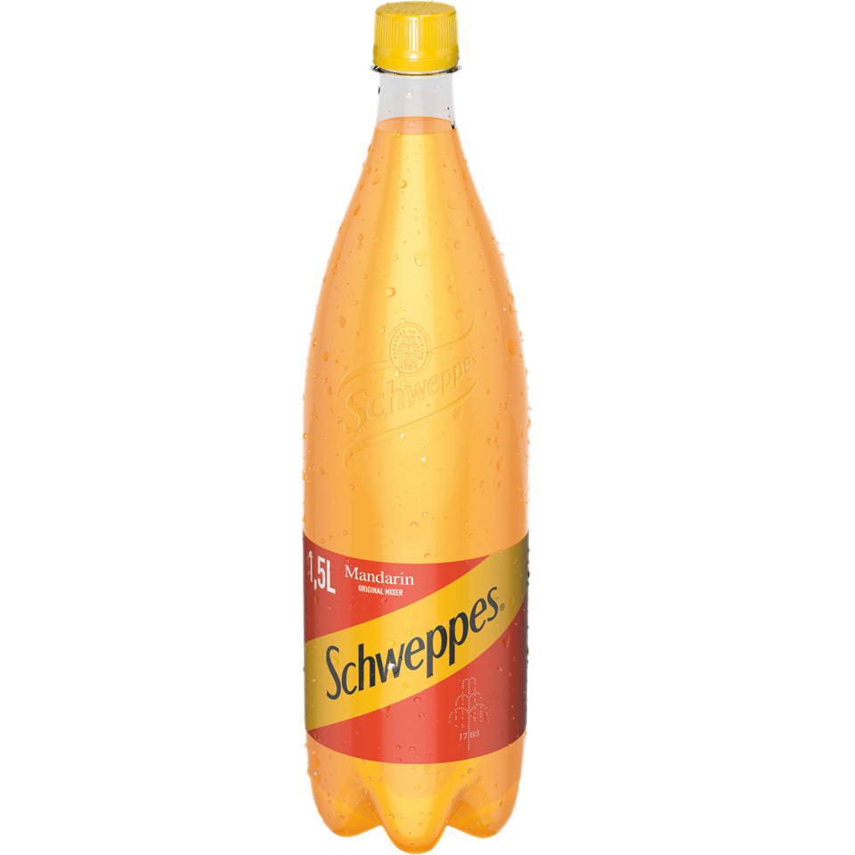 Schweppes Mandarin Apă Tonică, pet, 1.5L