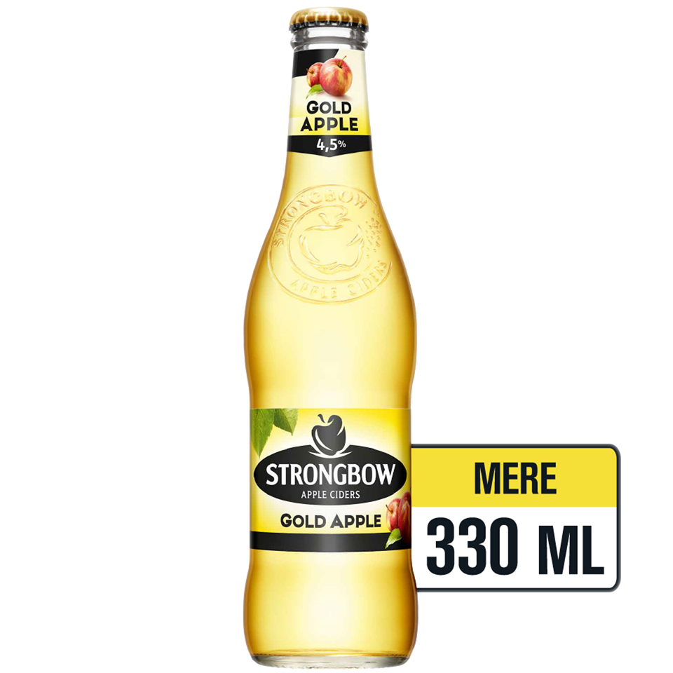 Strongbow Gold, sticlă, 0.33L