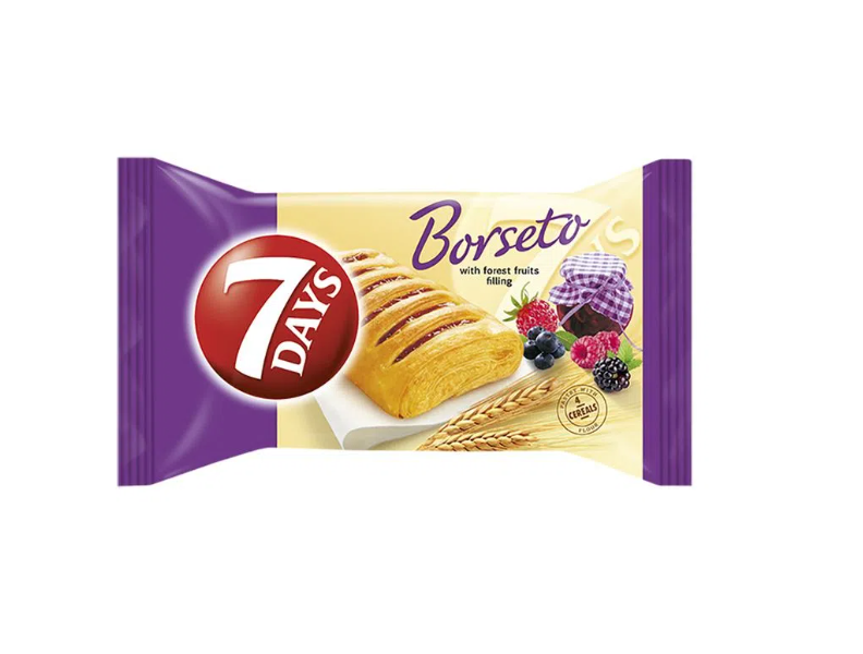 Borseto cu umplutura de fructe de padure 80g