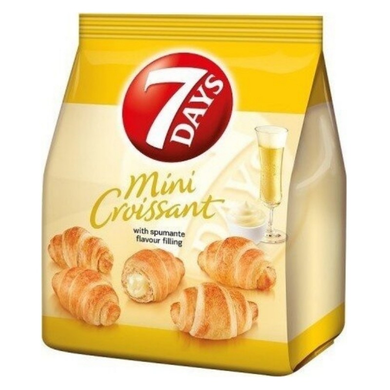 Mini croissante cu umplutura de aroma de vin spumant 185g